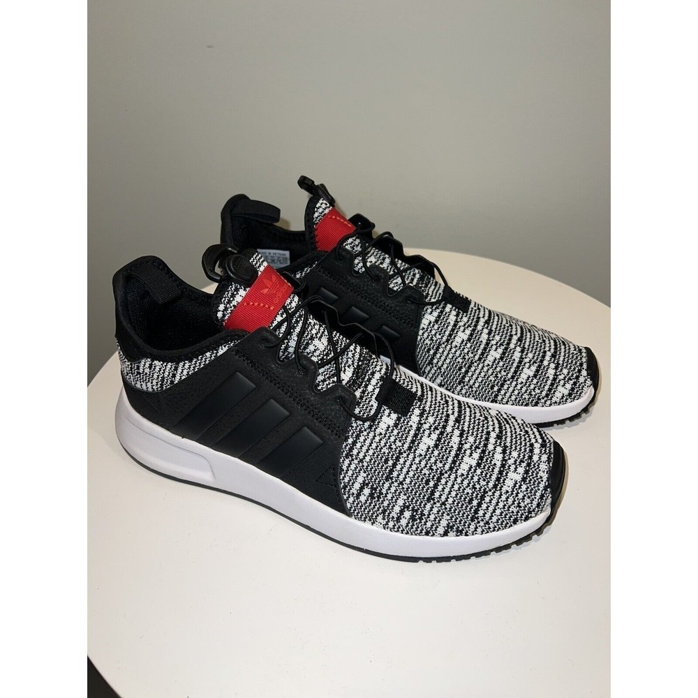 Adidas Originals X PLR J Kids CP9797 Running Shoes Size 5.5 Black Grey Sneakers